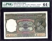 One Hundred Rupees Bank Note of King George VI Signed by C.D. Deshmukh of 1938 of Calcutta Circle.