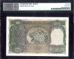 One Hundred Rupees Bank Note of King George VI Signed by C.D. Deshmukh of 1938 of Calcutta Circle.