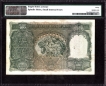 One Hundred Rupees Bank Note of King George VI Signed by C.D. Deshmukh of 1943 of Lahore Circle.