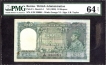 Ten Rupees Bank Note of King George VI Signed by J.B. Taylor of 1938.