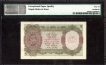 Burma Five Rupees Bank Note of King George VI Signed by C.D. Deshmukh of 1945.