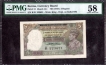 Burma Five Rupees Note of King George VI Signed by C.D. Deshmukh of 1947.