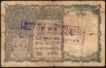 One Rupee Payment Refused Bank Note of King George VI Signed by C.E. Jones of 1944.