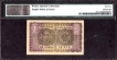 One Rupee Note Signed by Ghulam Muhammad of Hyderabad State of 1943.