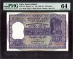 One Hundred Rupees Bank Note Signed by P.C. Bhattacharya of Republic India of 1960 .