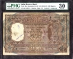 One Thousand Rupees Bank Note Signed by B. Rama Rao of Republic India of 1954.