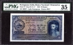 Twenty Rupias Bank Note of Banco Nacional Ultramarino of Indo Portuguese of 1945.