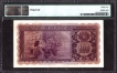 One Hundred Rupias Bank Note of Banco Nacional Ultramarino of Indo Portuguese of 1945.