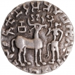 Silver Drachma Coin of Amoghbuti of Kuninda Dynasty.