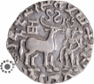 Silver Drachma Coin of Amoghbuti of Kuninda Dynasty.