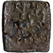 Copper Hemi obol Coin of Eucratides I of Indo Greeks.