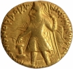 Gold Dinar Coin of Kanishka I of Kushan Dynasty of Oesho Type.