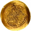 Gold Dinar Coin of Varharan Kushanshah III of Kushano Sassanians.