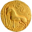 Gold Dinar Coin of Samudragupta of Gupta Dynasty of Ashvamedha type.