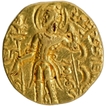 Gold Dinar Coin of Chandragupta II of Gupta Dynasty of Archer type.