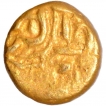 Gold Half Fanam Coin of Chalukyas of Kalyana.