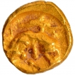 Gold Fanam Coin of Chalukyas of Kalyana.