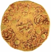 Punch Marked Gold Pagoda Coin of Bijjala of Kalachuries of Kalyana.