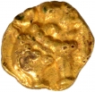 Gold Quarter Fanam Coin of Western Ganga Dynasty.