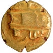 Gold Half Varaha Coin of Tirumalaraya of Aravidu Dynasty of Vijayanagara Empire.