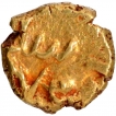 Gold Fanam Coin of Sikandar Adil Shah of Bijapur Sultanate.