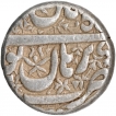 Silver One Rupee Coin of Akbar of Burhanpur Mint of Aban Month.