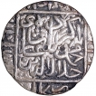 Silver One Rupee Coin of Akbar of Kalpi Mint.