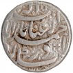 Silver One Rupee Coin of Jahangir of Ahmadabad Mint.