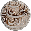 Silver One Rupee Coin of Jahangir of Ahmadabad Mint.