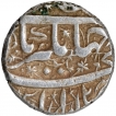 Silver One Rupee Coin of Jahangir of Ahmadnagar Mint.