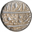 Silver One Rupee Coin of Jahangir of Burhanpur Mint of Ardibihisht Month.