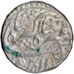 Silver One Rupee Coin of Jahangir of Kashmir Mint of Mihr Month.