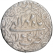 Silver One Rupee Coin of Jahangir of Lahore Mint of Mihr Month.