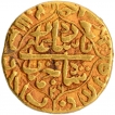 Gold Mohur Coin of Shahjahan of Akbarabad Mint.