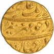 Gold Mohur Coin of Aurangzeb Alamgir of Nusratabad Mint.