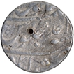 Silver One Rupee Coin of Shah Alam Bahadur of Murshidabad Mint.