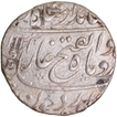 Silver One Rupee Coin of Jahandar Shah of Kanbayat Mint.