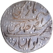 Silver One Rupee Coin of Rafi ud Darjat of Gwaliar Mint.