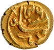 Gold Half Pagoda Coin of Muhammad Shah of Guti Mint.