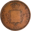 Copper Sixty Reis Coin of Luiz I of Colonial Coinage of Indo Portuguese.