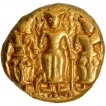 Gold Three Swami Pagoda Coin of Madras Presidency.