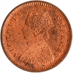 Copper One Twelfth Anna Coin of Victoria Empress of Bombay Mint of 1883.