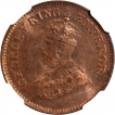 Bronze Half Pice Coin of King George V of Calcutta Mint of 1919.