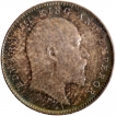 Silver Two Annas Coin of King Edward VII of Calcutta Mint of 1908.