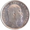 Silver Two Annas Coin of King Edward VII of Bombay Mint of 1910.