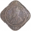 Cupro Nickel Two Annas Coin of King George V of Calcutta Mint of 1919.