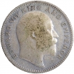 Silver Half Rupee Coin of King Edward VII of Bombay Mint of 1906.