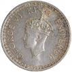 Large Five Silver Half Rupee Coin of King George VI of Lahore Mint of 1945.