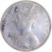 Silver One Rupee Coin of Victoria Empress of Bombay Mint of 1897.