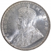 Silver One Rupee Coin of King George V of Bombay Mint of 1921.